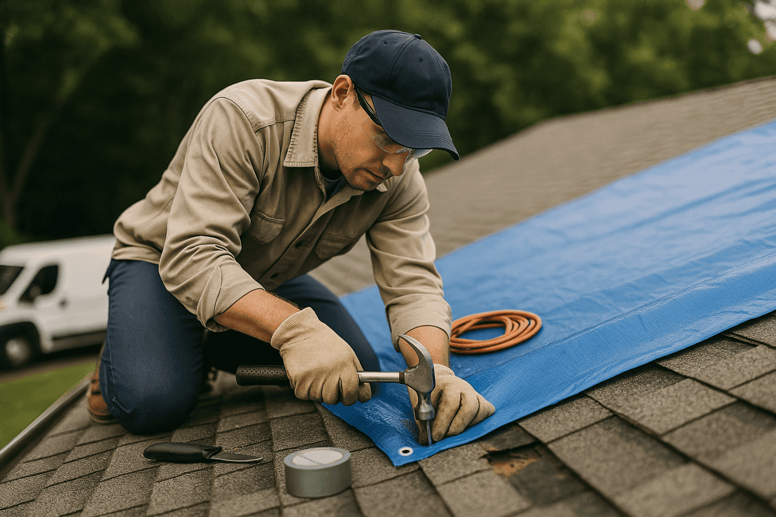 How to Safely Perform Emergency Roof Repairs Before Professionals Arrive